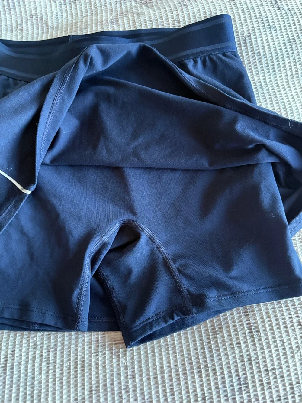 Nike Navy Skort with White Side Piping